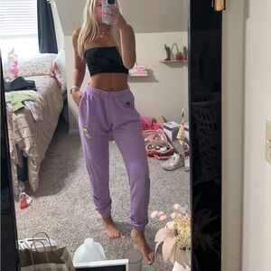 purple nike sweatpants